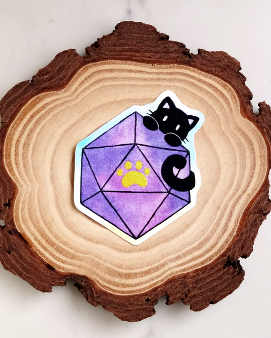 Luck in Your Paws Sticker