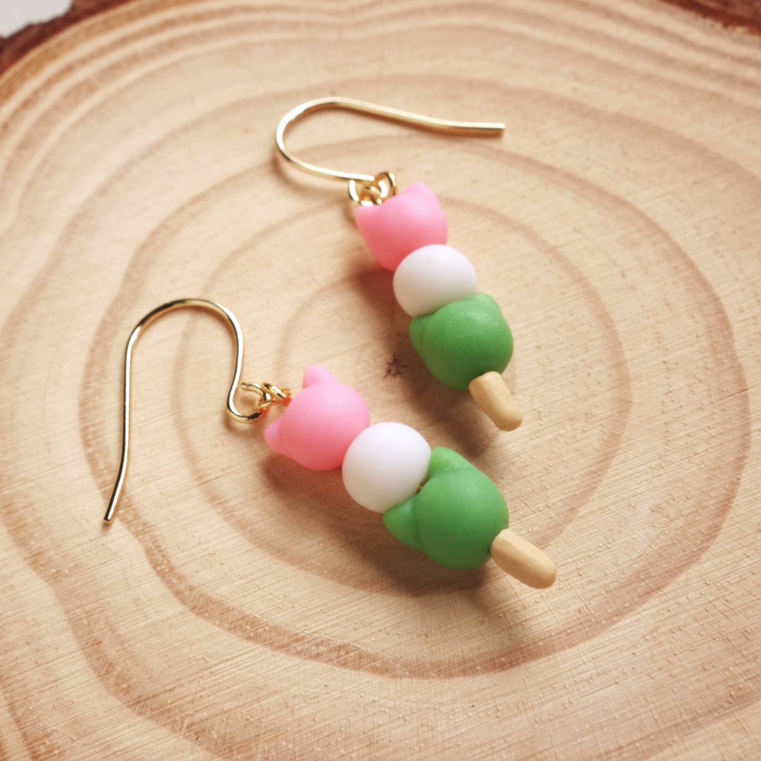 Cat Dango Earrings