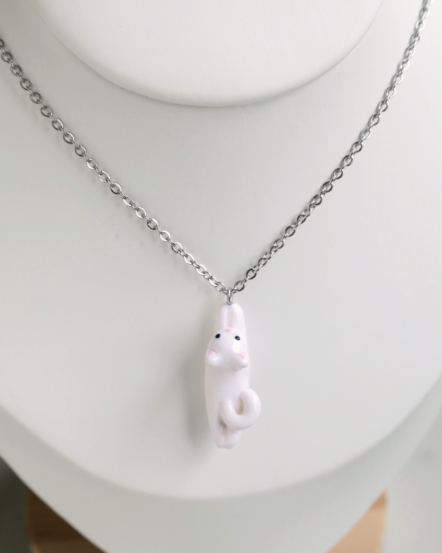 Hanging Cat Friend Necklace