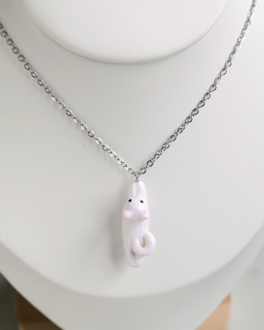 Hanging Cat Friend Necklace