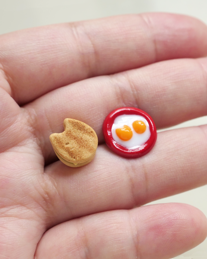 Singapawrean Breakfast Ear Studs