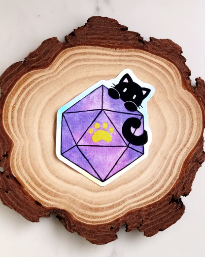 Luck in Your Paws Sticker