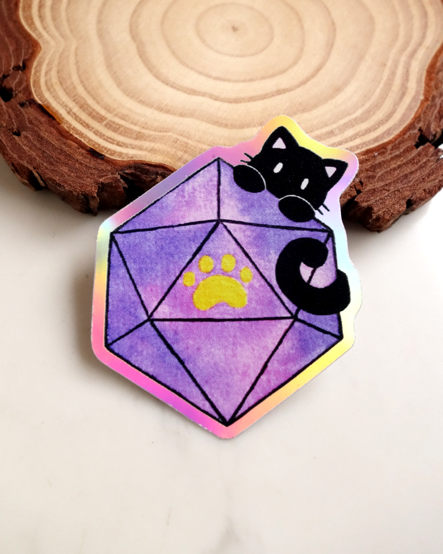 Luck in Your Paws Sticker